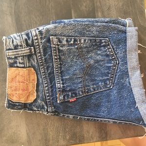 Vintage Levi Jean Shorts!